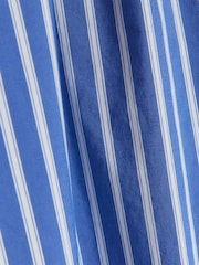 River Island Blue Stripe Poplin Pull On Trousers - Image 4 of 4