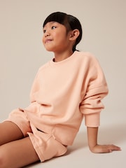 Orange Apricot Crew Sweatshirt Top (3-16yrs) - Image 1 of 8