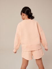 Orange Apricot Crew Sweatshirt Top (3-16yrs) - Image 4 of 8