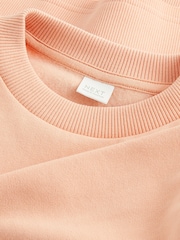 Orange Apricot Crew Sweatshirt Top (3-16yrs) - Image 8 of 8