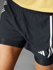 adidas Black Own The Run 2-In-1 Shorts - Image 8 of 10