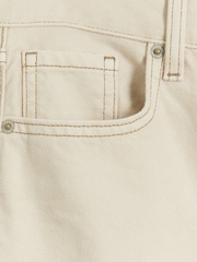 River Island Cream High Rise Relaxed Straight Jeans - Image 4 of 5