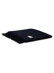 Tommy Hilfiger Blue Pure Wool Scarf - Image 3 of 4
