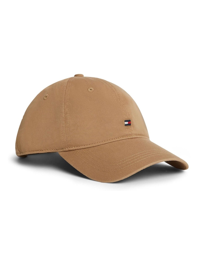 Marrón tostado - Tommy Hilfiger Flag Embroidery Baseball Cap - Imagen 1 de 4