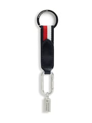Tommy Hilfiger Blue Leather Credit Card Wallet And Key Fob Gift Set - Image 3 of 4
