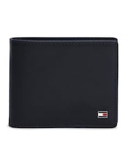 Tommy Hilfiger Blue Leather Credit Card Wallet And Key Fob Gift Set - Image 4 of 4