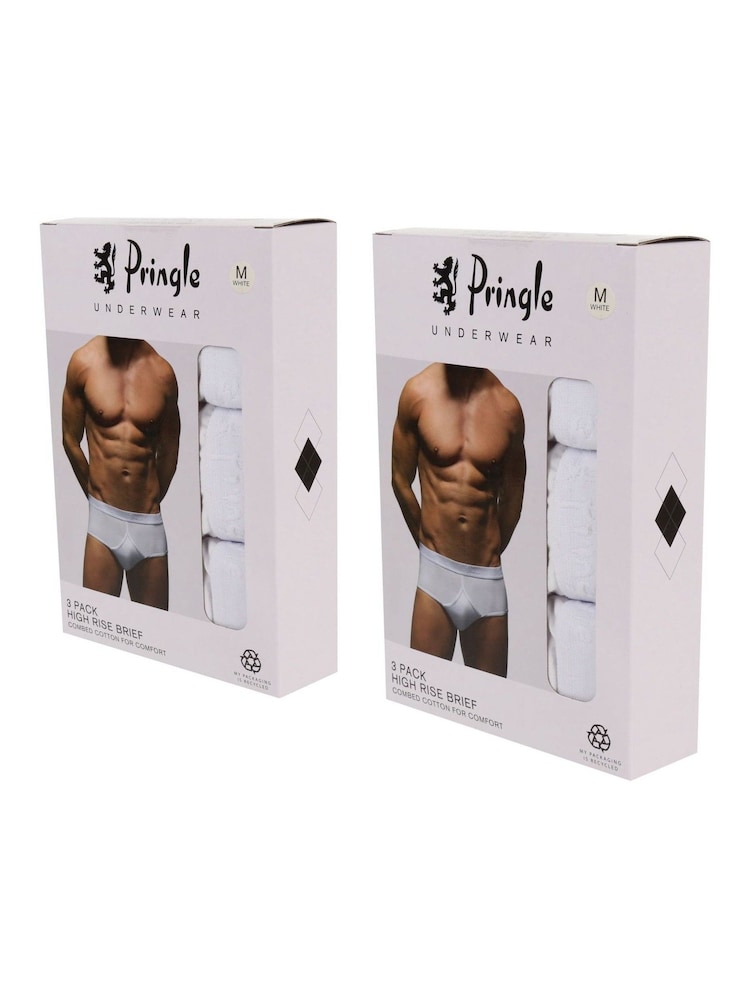 Pringle White High Cut Briefs - Image 3 of 3