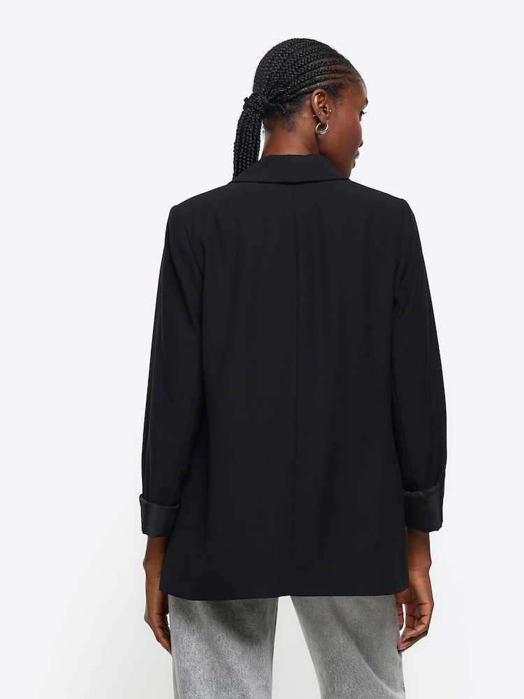 River Island Black Tailored Blazer - Image 2 of 4