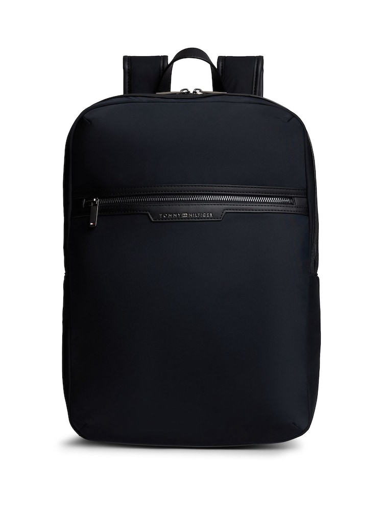 Tommy Hilfiger Black Tech Backpack - Image 2 of 5 Tommy Hilfiger Black Tech Backpack - Image 2 of 5