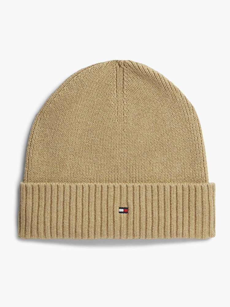 Marrón - Gorro bordado de cachemira con bandera de Tommy Hilfiger - Imagen 2 de 4 Marrón - Gorro bordado de cachemira con bandera de Tommy Hilfiger - Imagen 2 de 4