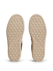 Tommy Hilfiger Brown Suede Mixed Texture Enamel Flag Trainers - Image 6 of 6
