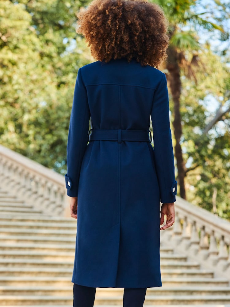 Military Stil Damen Military Mantel Military Look Wollmantel Im