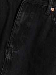 River Island Black Split Hem Denim Maxi Skirt - Image 6 of 6