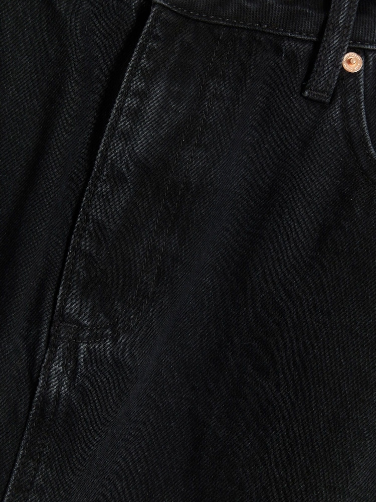 River Island Black Split Hem Denim Maxi Skirt - Image 6 of 6 River Island Black Split Hem Denim Maxi Skirt - Image 6 of 6