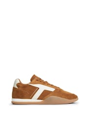 Tommy Hilfiger Orange Suede Vintage Low Profile Trainers - Image 1 of 6