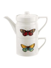 Portmeirion White Botanic Garden Harmony Tea For One - Image 2 of 4