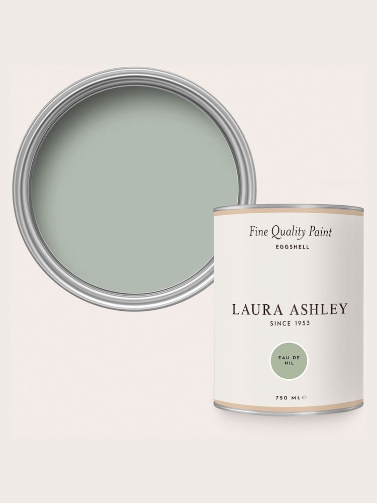 Laura Ashley Eau de Nil Green Eggshell 750ml Paint - Image 4 of 4