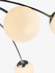 Dar Lighting Silver Puglia 6 Light Semi Flush Fitting Ceiling Light - Image 4 of 4
