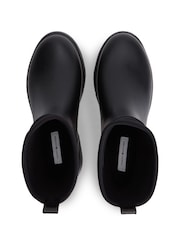 Tommy Hilfiger Black Monogram Cleat Rain Boots - Image 5 of 6