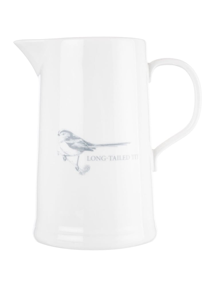 Mary Berry White Garden Long Tailed Tit Medium Jug - Image 2 of 4