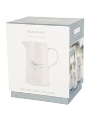 Mary Berry White Garden Long Tailed Tit Medium Jug - Image 4 of 4