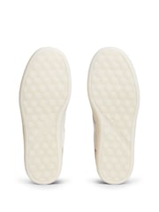Tommy Hilfiger Cream Suede Mixed Texture Enamel Flag Trainers - Image 6 of 6