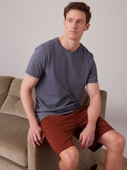 Terracota Red Lightweight Shorts - Image 3 of 9