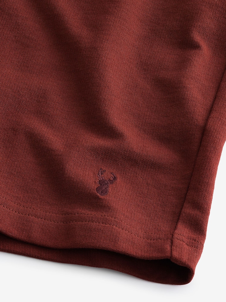 Terracota Red Lightweight Shorts - Image 8 of 9