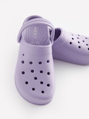 Lilac Purple Chunky Clogs - Image 5 of 6