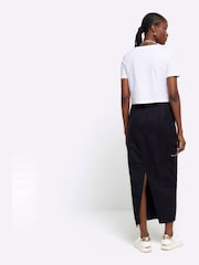 River Island Black Pocketed Denim Pencil Skirt - Image 3 of 4