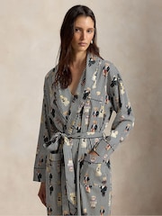 Polo Ralph Lauren Bear Cotton Sleep Robe - Image 1 sur 4