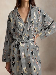 Polo Ralph Lauren Bear Cotton Sleep Robe - Image 4 sur 4