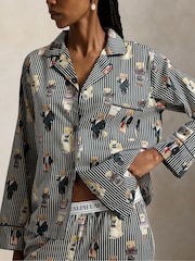 Polo Ralph Lauren Black Bear Cotton Long Sleeve Pyjamas Set - Image 4 of 4