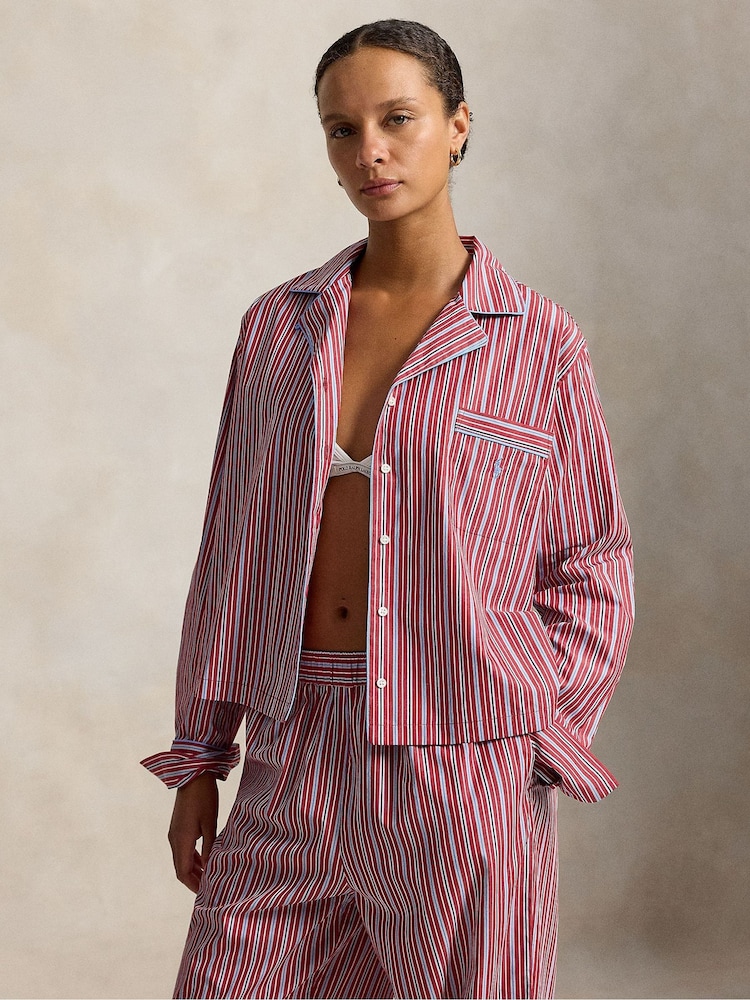 Polo Ralph Lauren Cotton Long Sleeve Pyjamas Set - 4의 이미지 2