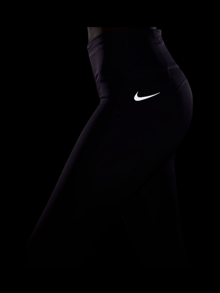 Nike Purple Fast Mid Rise Crop Running Leggings - Image 10 of 10