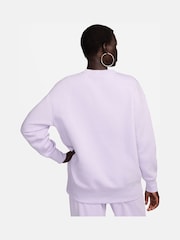 Lila - Nike Oversize-Sweatshirt mit kleinem Swoosh-Logo - Bild 6 von 10