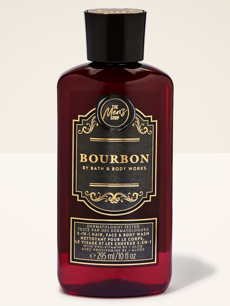 Bath & Body Works Bourbon 3-in-1 Hair, Face & Body Wash - Image 1 of 2 Bath & Body Works Bourbon 3-in-1 Hair, Face & Body Wash - Image 1 of 2
