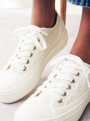 White Forever Comfort® Chunky Baseball Trainers - Image 2 of 7