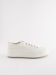 White Forever Comfort® Chunky Baseball Trainers - Image 4 of 7