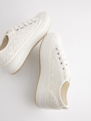 White Forever Comfort® Chunky Baseball Trainers - Image 5 of 7
