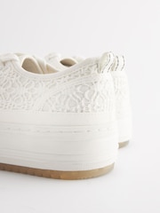 White Forever Comfort® Chunky Baseball Trainers - Image 6 of 7