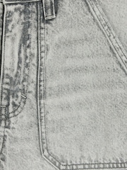 River Island Grey Relaxed Pocket Detail Jeans - Image 4 of 4