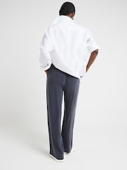 River Island Blue Wide Leg Lyocell Trousers - Image 2 of 6