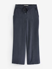River Island Blue Wide Leg Lyocell Trousers - Image 5 of 6