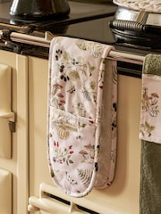 Sophie Allport Pink Autumn Forage Double Oven Glove - Image 1 of 2