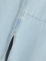 River Island Blue Split Hem Denim Maxi Skirt - Image 4 of 4