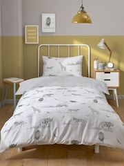 Sam Faiers Little Knightley's Grey Zambezi Duvet Cover and Pillowcase Set - Image 2 of 3