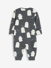 Halloween Glow In Dark Print Baby 2 Pack Footless Sleepsuits (0mths-2yrs) - Image 3 of 10