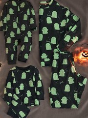 Halloween Glow In Dark Print Baby 2 Pack Footless Sleepsuits (0mths-2yrs) - Image 5 of 10