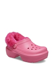 Crocs Pink Stomp Lined Winter Clogs - Image 2 of 4